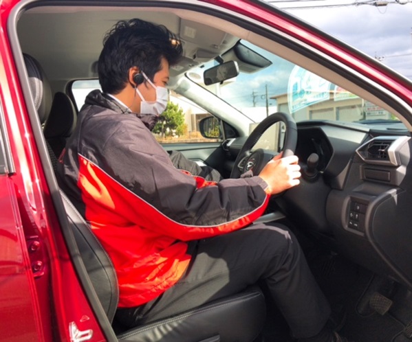 ロッキー試乗の様子